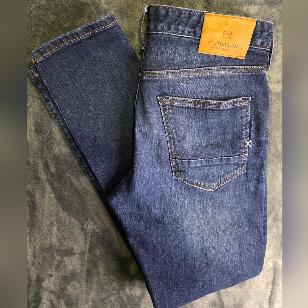 Scotch & Soda Blue Slim Jeans Classic Style